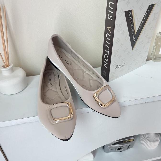 Jelitashoes- Laviola 3330 Lsf- Flat Shoes Wanita Black