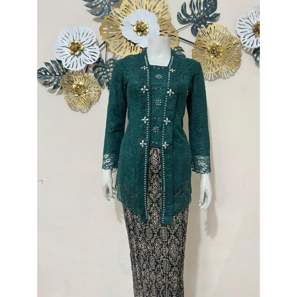 SETELAN PLISKET KUTU BARU BROKAT PAYET/KUTU BARU PAYET MODERN/KEBAYA WISUDA/KEBAYA PESTA/KEBAYA KEKI