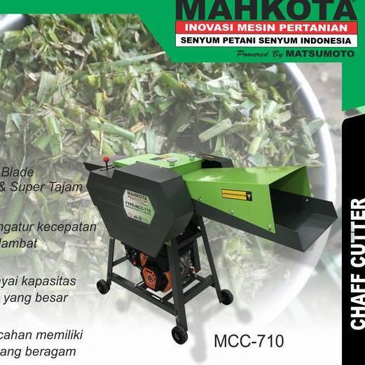 TERBARU - Mesin Pencacah Ranting Rumput Mahkota MCC-710 Cacah Siap Pakai Engine