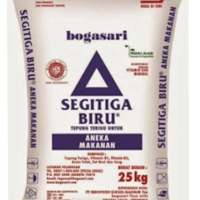 Murah Tepung Terigu Segitiga Biru 25Kg