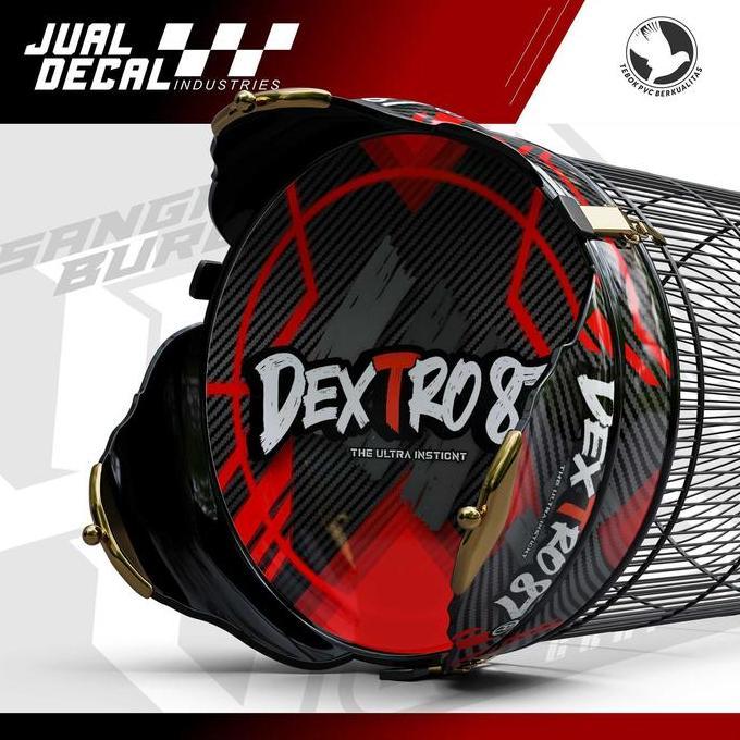 ASLI Stiker Sangkar BNR 2025 GATOR Lovebird Batman Pleci Helopet Decal Tebok Burung Custom Variasi R