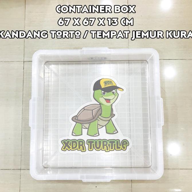 KANDANG KURA 67x67x13 SULCATA ALDABRA PARDALIS RES ALBINO XDR TURTLE