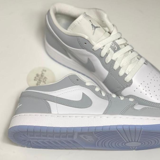 Nike Air Jordan 1 Low Wolf Grey (100% AUTHENTIC)