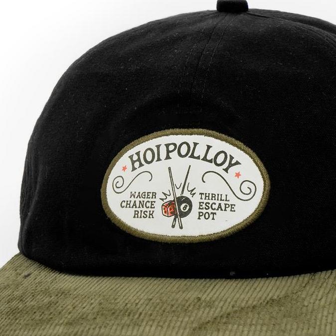 Bisainstan- Hoi Polloy - Topi - Wager Cap (Black Green) Corduroy Twill