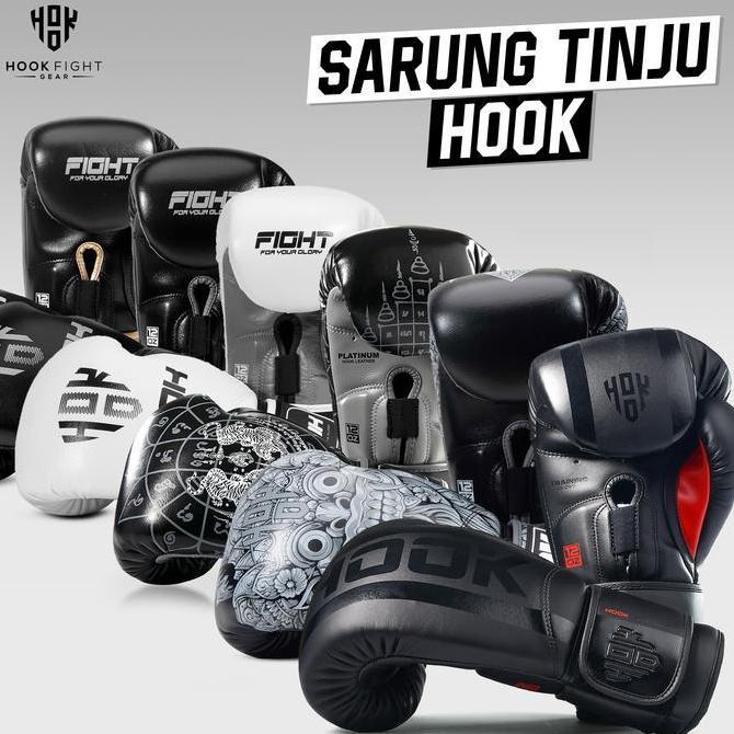 SARUNG TINJU HOOK FIGHT GEAR, SARUNG MUAY THAI, SARUNG TINJU MUAY THAI