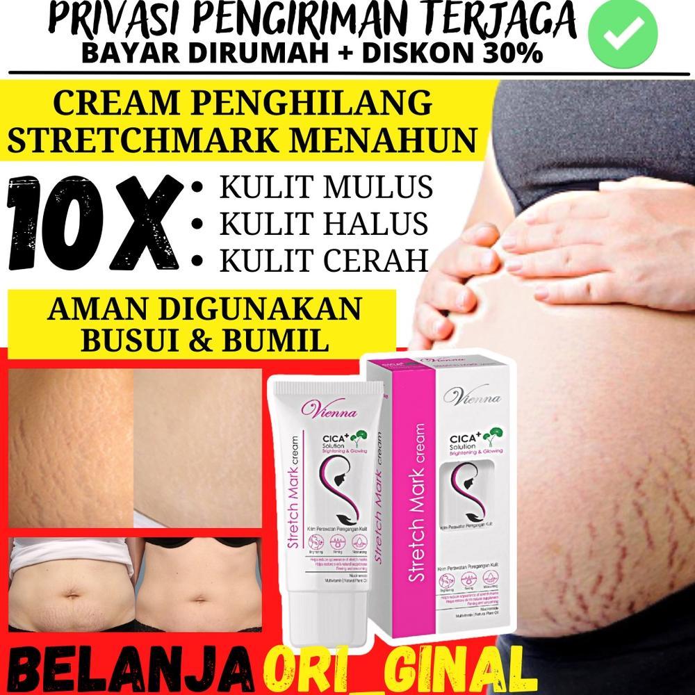 CantikQ- PENGHILANG STRECHMARK VIENNA CREAM STRETCH MARK ORIGINAL BPOM KRIM STRECHMARK IBU HAMIL PEN