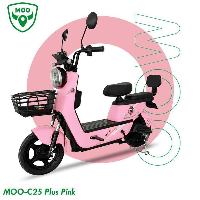 Terlaris [Moo] C25 Plus -  Sepeda Listrik Anak/Sepeda Listrik Dewasa/Sepeda Listrik Murah/Sepeda Lis