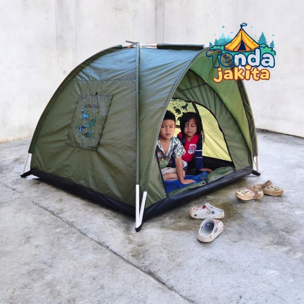 BIG SALE TENDA ANAK KARAKTER KUROMI, HELLOKITTY, TAYO, LABUBU, DINO, MIXUE DAN LAINNYA | TENDA BERMA