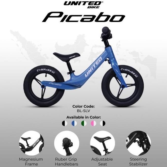 Terlaris Sepeda Pushbike Balance Bike United Picabo New