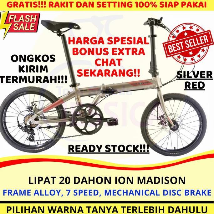 Terlaris Sepeda Lipat 20 Dahon Ion Madison