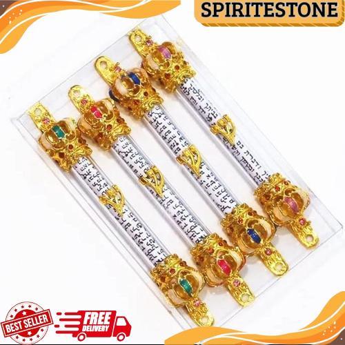 Hiasan Pajangan Dekorasi Pintu Rumah Mezuzah Souvenir Rohani Profetik Kristen Teratas