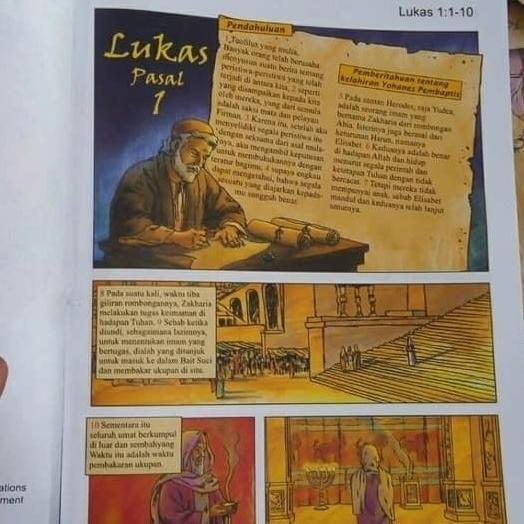 Cerita Alkitab Bergambar Anak Hakim Hakim Balita Kristen Katolik Komik SD Sekolah Minggu Hot Sale