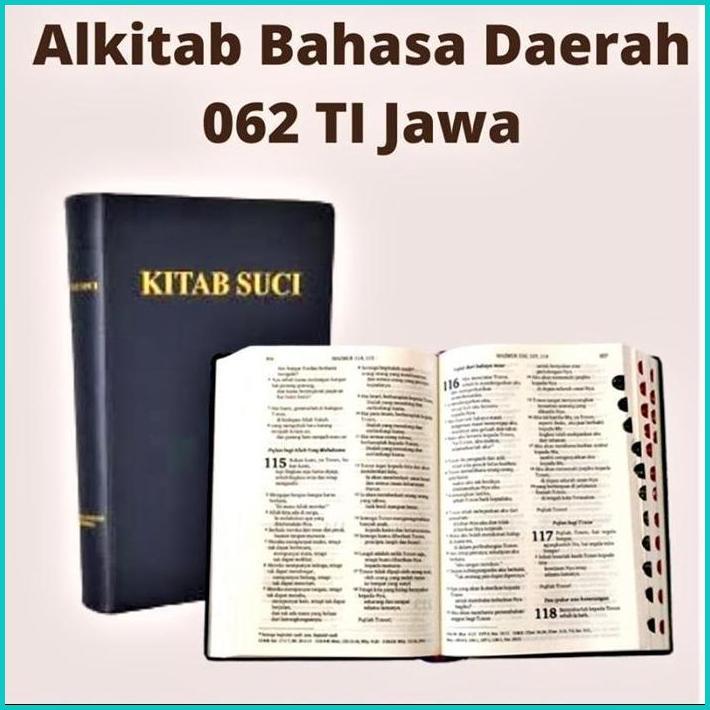 Alkitab Kristen Bahasa Jawa Besar TB 062 LAI Kitab Suci Injil Super