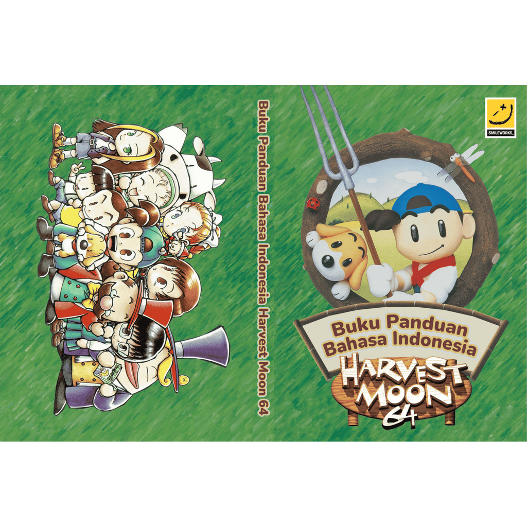 Buku Panduan Harvest Moon 64 Terjemahan Bahasa Indonesia | Hardcover Doff | 144 Halaman