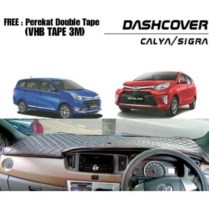 Cover Dashboard Mobil Calya / Sigra Kulit Sintetis Premium Termurah
