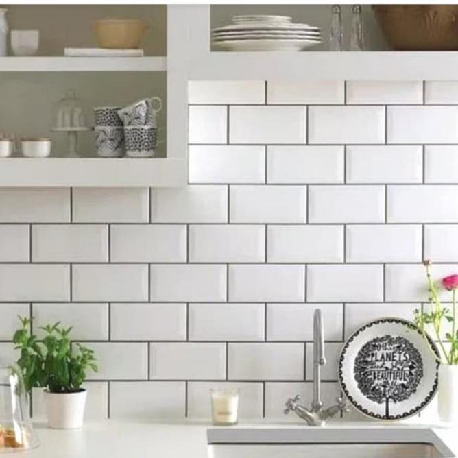 Keramik Bevel Keramik Dinding 10X20 Keramik Dinding Dapur