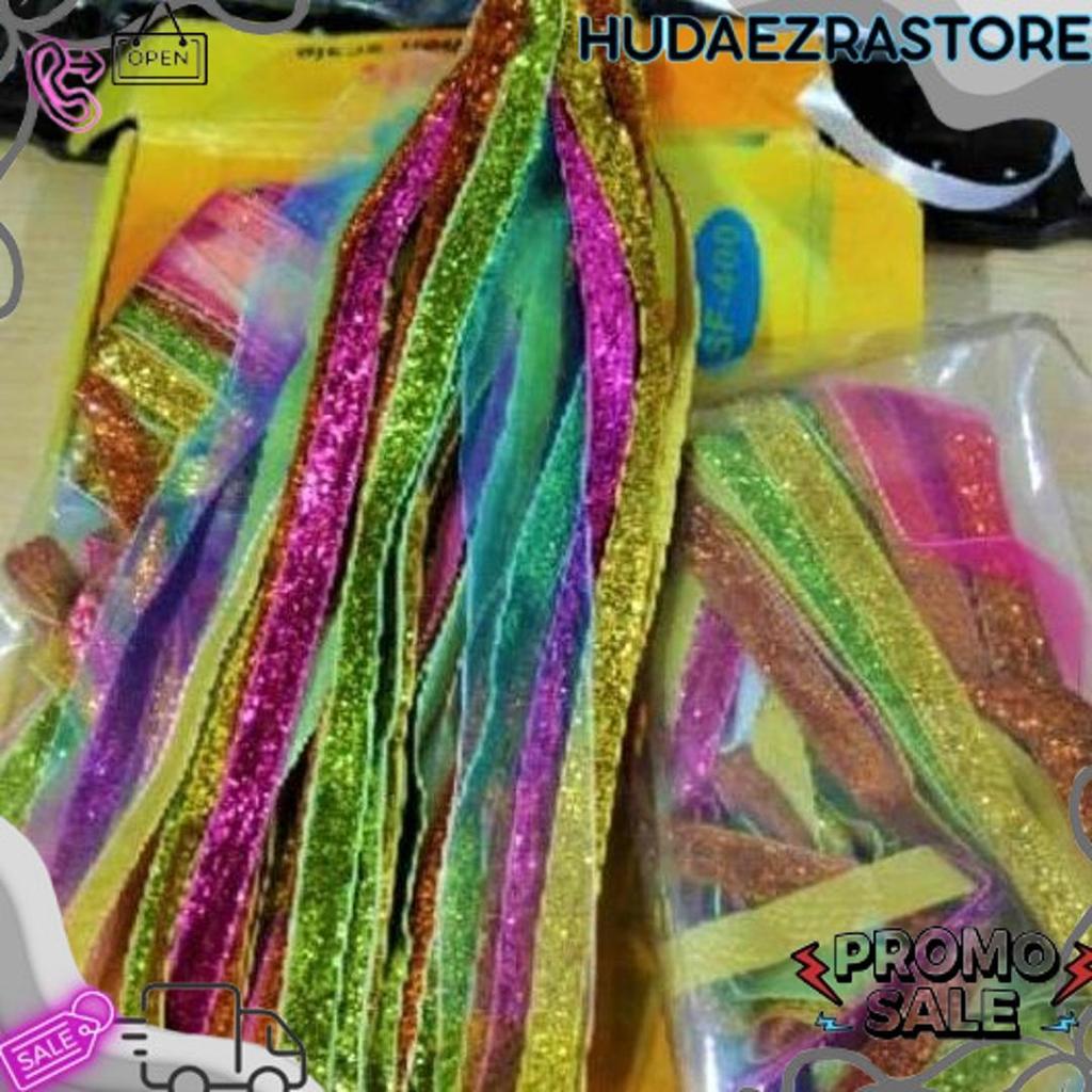 Tassel Rumbai Tamborin Gereja Pita Bludru Alat Tari UNIK