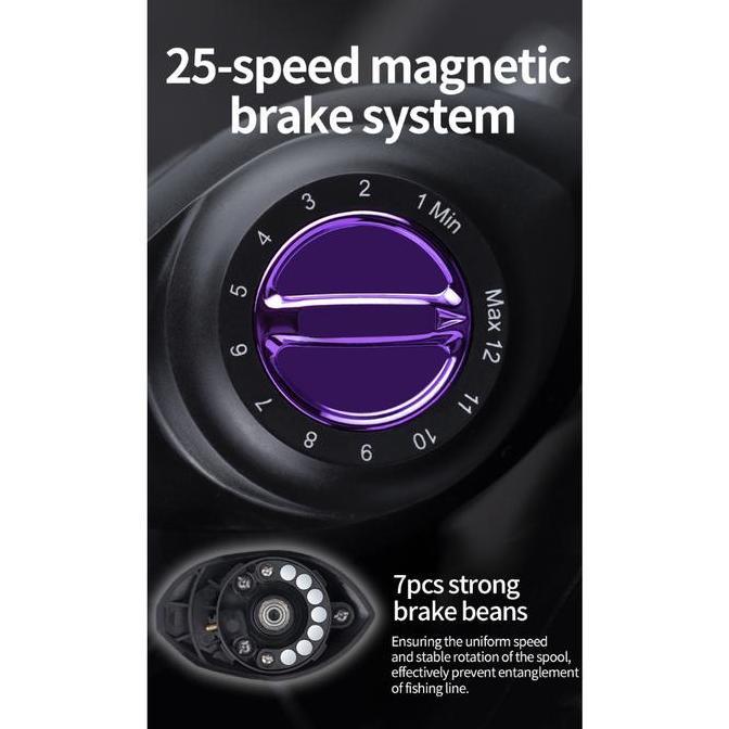 Reel Baitcasting BC pancing AF 2000 kesting reel pancing BC Terlaris