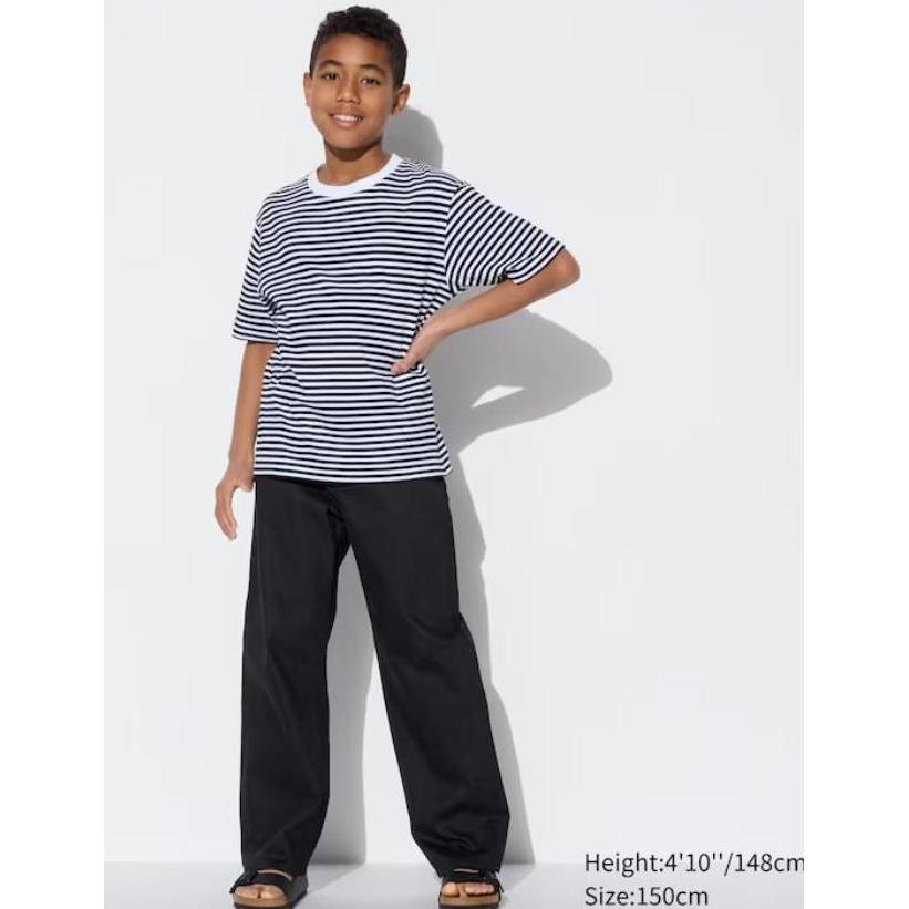 UNIQLO KIDS Wide Fit Jeans Zip-Fly