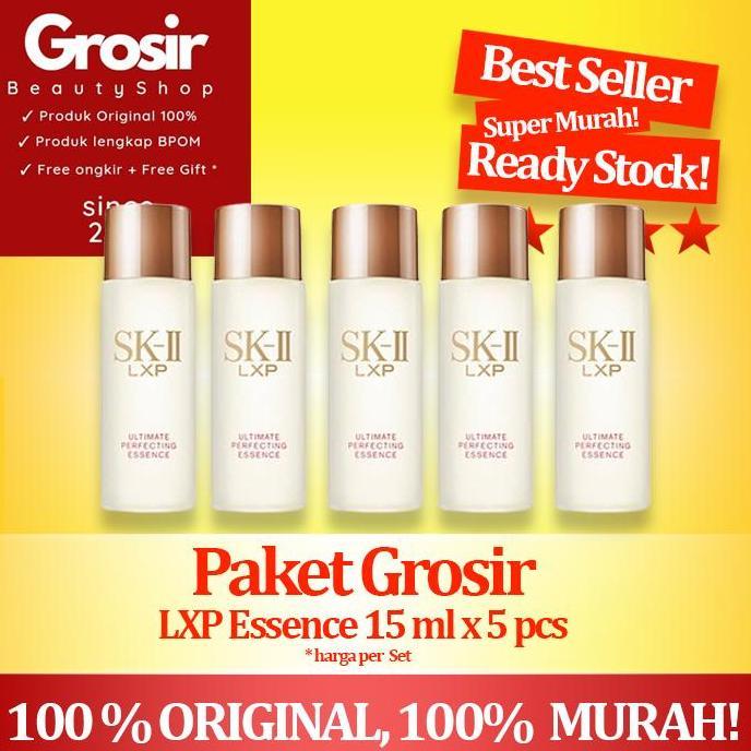 SK-II SKII SK2 SK II Paket GROSIR LXP Ultimate Perfecting Essence 30ml x 5pcs Original from Official