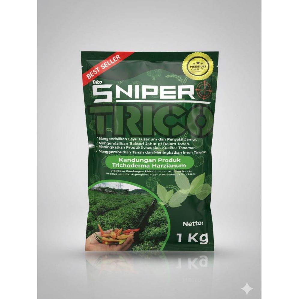 Promo Murah Tricosniper 1kg Trichoderma Harzianum + PGPR (Pengendali Jamur Fusarium dan Antraknosa)