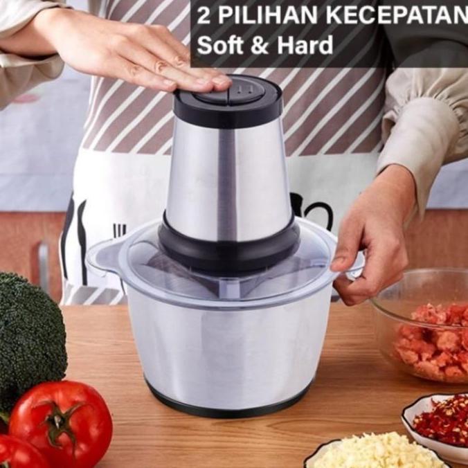 Chopper/Choper/Coper Stainless Penggiling Daging dan Bumbu Stainless