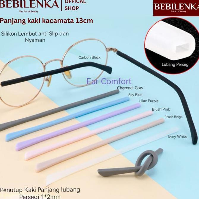 AntiSlip Kacamata Ear Comfort , Karet Tangkai Kacamata , karet Ujung Kaki Kacamata , Pelindung Kaki 