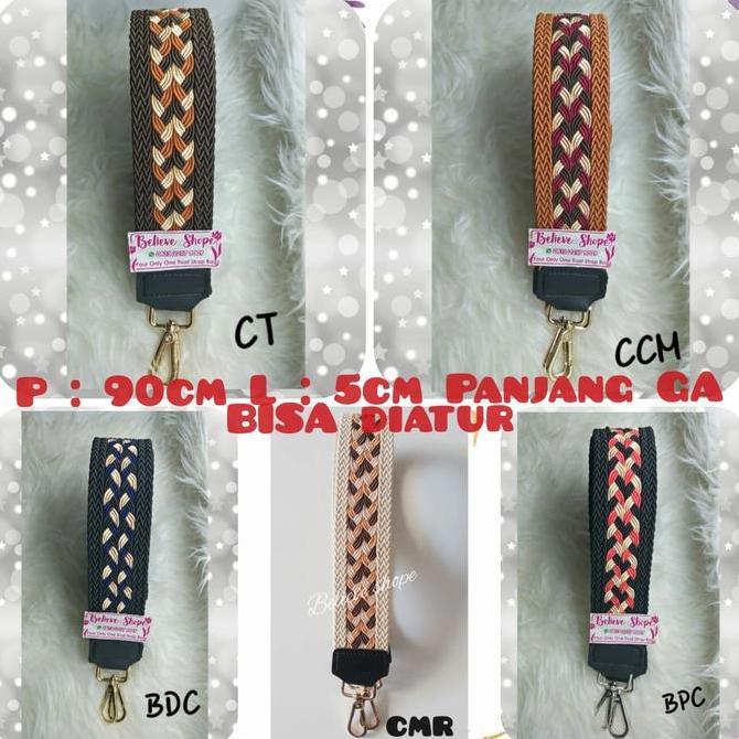 ASLI Premium Strap bag kepang - talpan import - sling bag kepang - tali tas READY STOCK