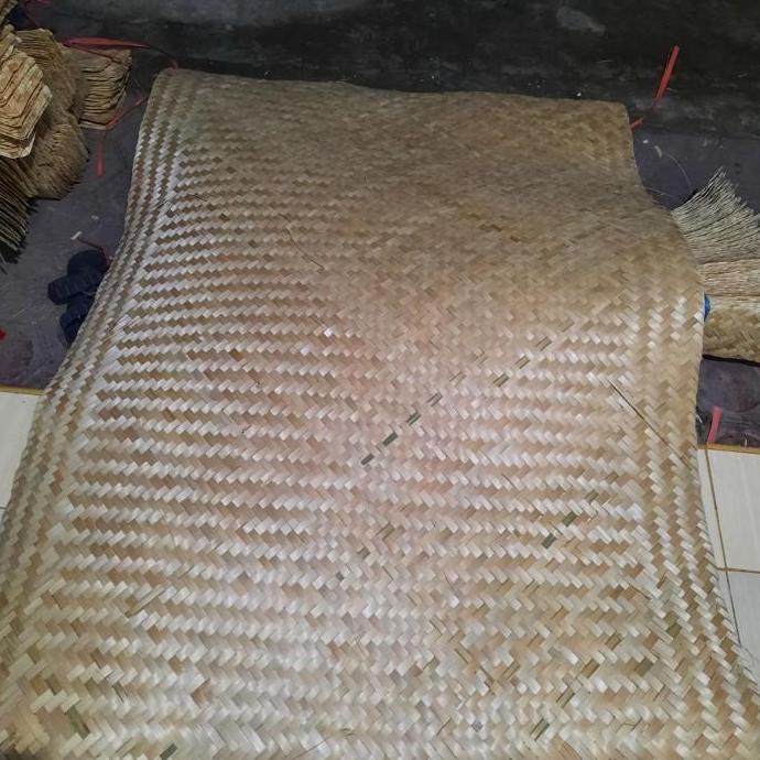 Best- besek anyaman bambu tikar bambu dinding bambu ukuran 190x130 cm