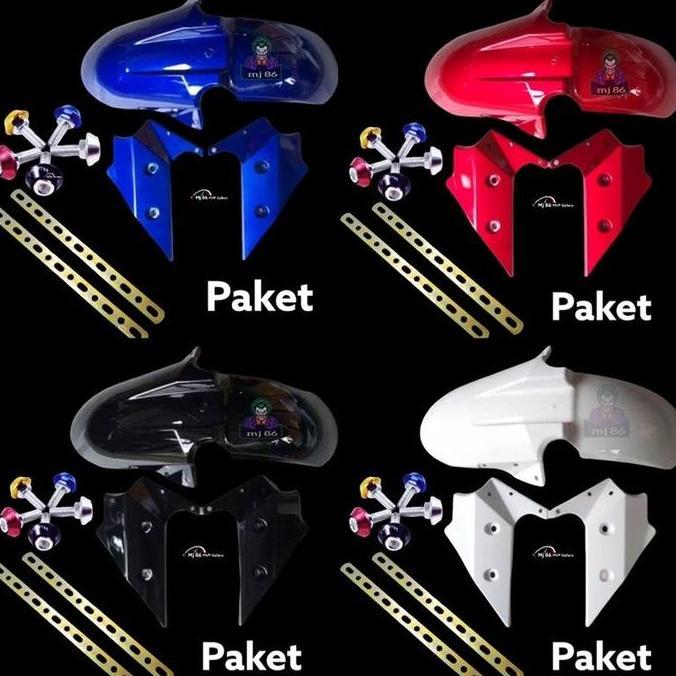 MJ SPAKBOR DEPAN MODEL NINJA 250 FI UNIVERSAL SEMUA MOTOR BISA -MK BAUT MOTORCYCLE PAKET SPAKBOR DEP
