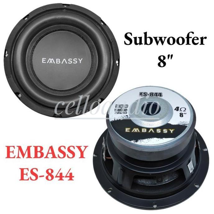 Subwoofer 8 Inch EMBASSY ES-844 Double Coil Mobil Embassy 8" ES 844 500 Watt