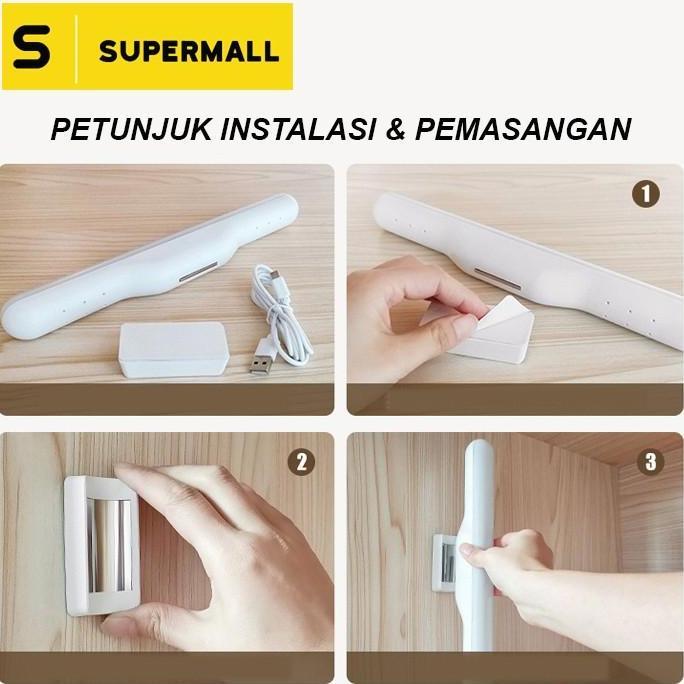 Magnetic LED Lamp - Lampu Meja Komputer / Lampu Baca / Lampu Meja Rias