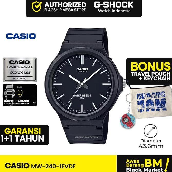 New- Casio General Mw-240-1Evdf Mw-240-1E Mw-240 Mw240 Mw 240 Watches