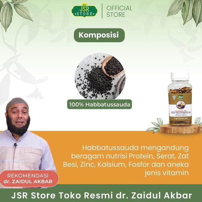 Healt- Habbatussauda Oil Jsr Rekomendasi Dr Zaidul Akbar - 100 Kapsul
