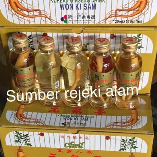 Healt- Minuman Ginseng Korea Won Ki Sam Korean Ginseng Drink
