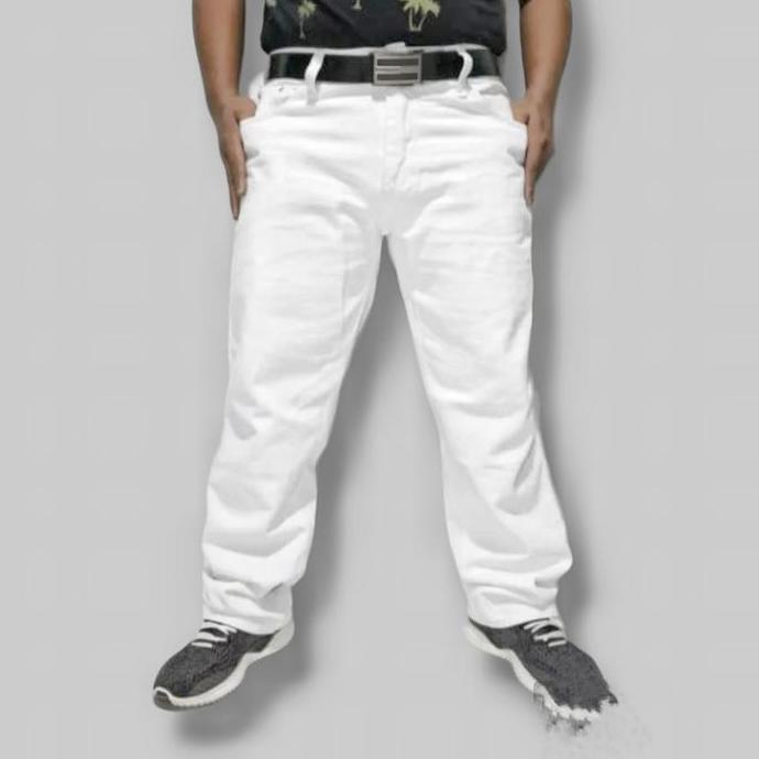 Mntp- Celana Jeans Putih Standar/Celana Jeans Pria/Celana Jeans Jumbo