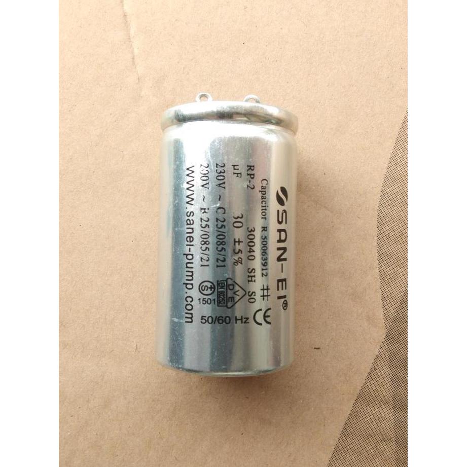 Xocy- Capacitor (Kapasitor) Pompa Air 30Uf Alumunium