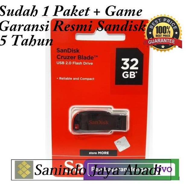 TERMURAH - FLASHDISK USB 32GB FULL ISI GAME PS2