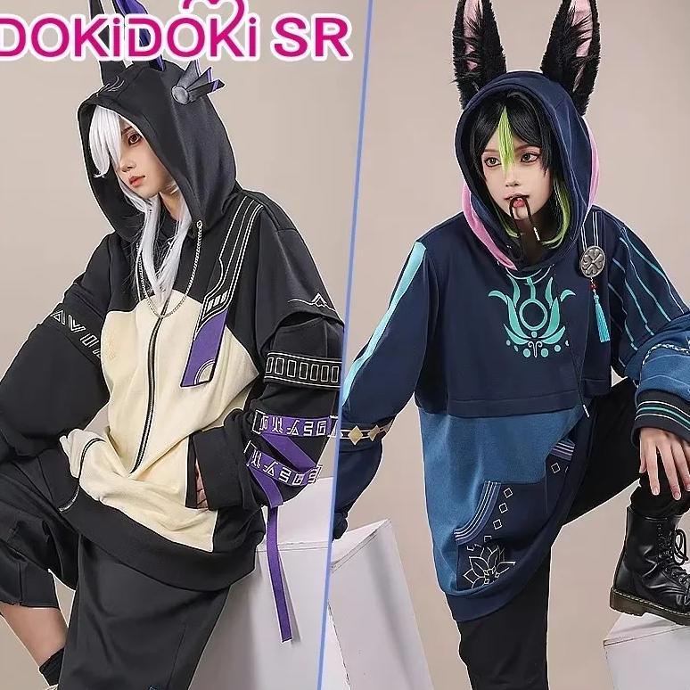 GenuineCyno Tighnari Cosplay Game Genshin Impact Costume DokiDoki-SR Doujin Hoodie Casual Wear Sumer