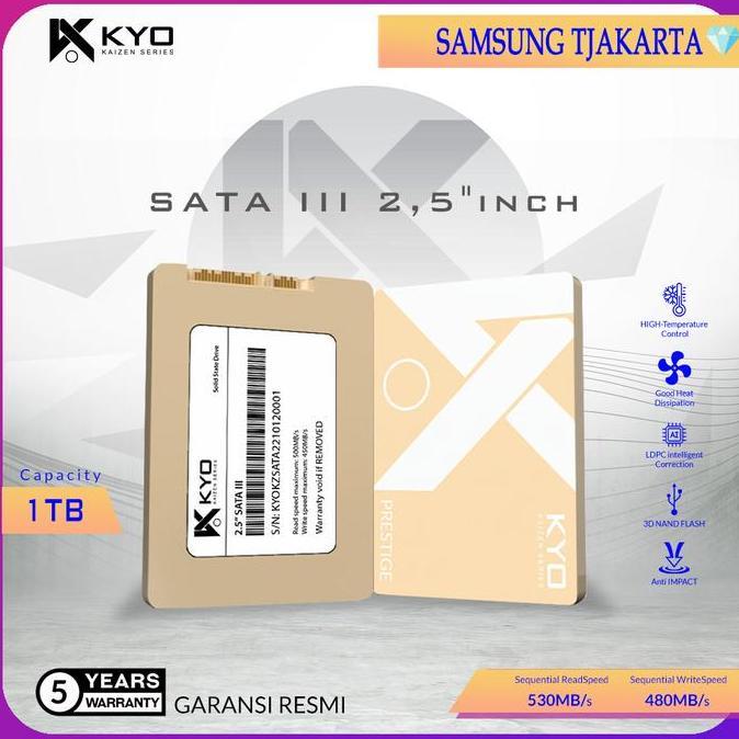 TERMURAH - SSD 1TB KYO KAIZEN PRESTIGE SATA III 2.5" 6GB/S GARANSI RESMI 5 THN