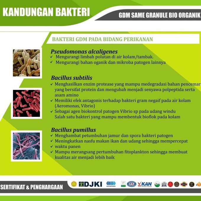 Best- Granule Bio Organik GDM SAME Pupuk Padat Tanaman