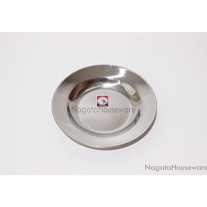 Good- Piring Makan Stainless Steel Deep Plate Zebra 120018 Murah SUS304 Ori