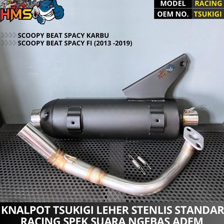 KNALPOT TSUKIGI BEAT SCOOPY FI POP STREET SPACY VARIO 110 LED GENIO XEON KARBU RC VARIO 150 125 AERO