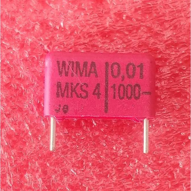 CAPACITOR KAPASITOR MKS 1000V/VDC 10NF WIMA