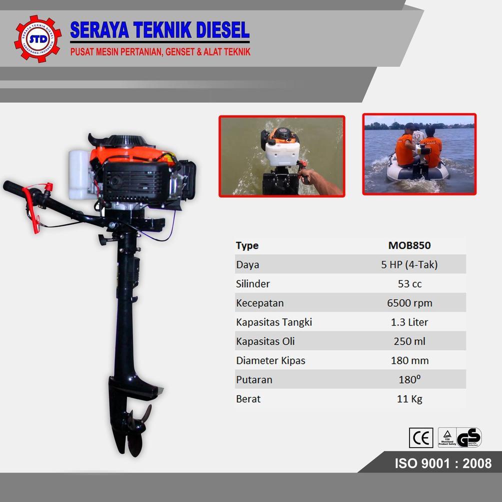 MESIN TEMPEL 5 HP 4-TAK MATSUMOTO MOB850 Berkualitas