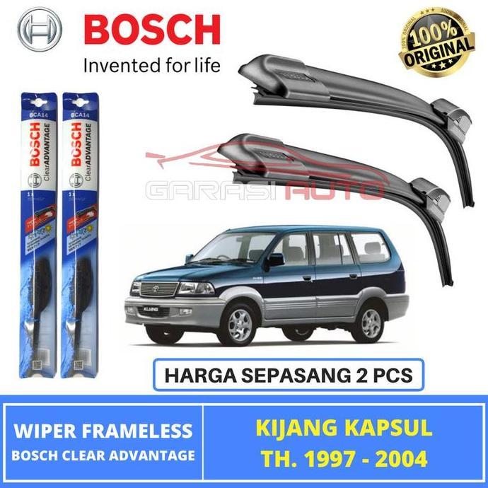 Bosch Wiper Kijang Kapsul Lgx Original Clear Advantage 18''-18'' Termurah