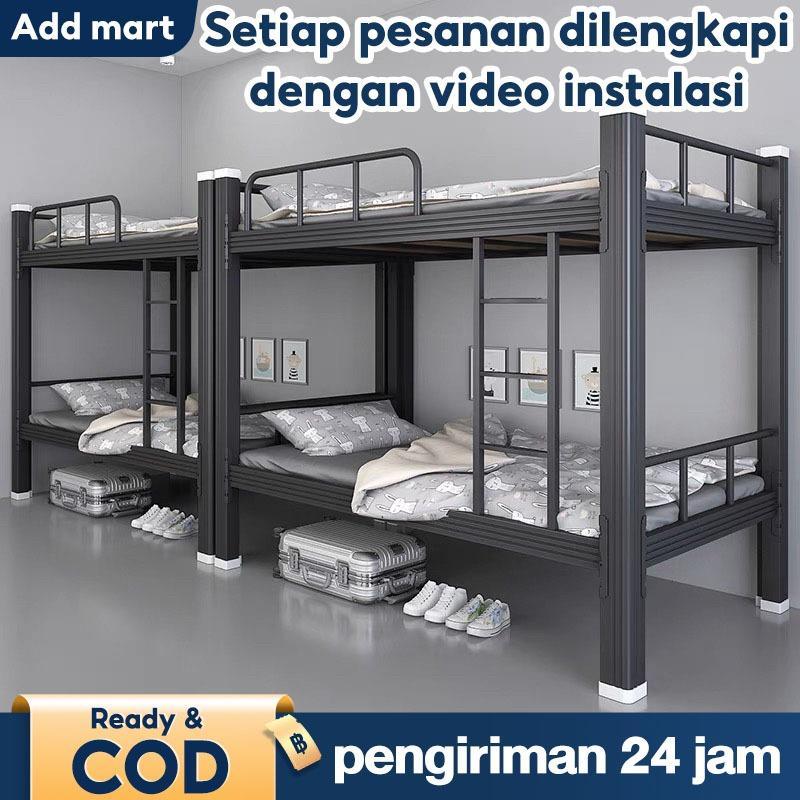 Ranjang Susun Ranjang Tingkat Ranjang Besi Ranjang Susun Besi 2 Tingkat 200X90X180