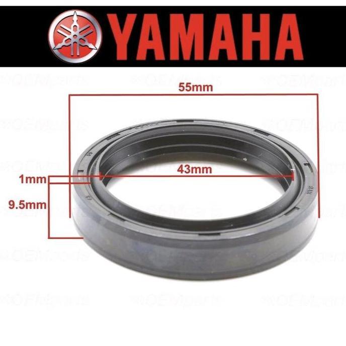 Seal oli shock depan Suzuki GSX 750 1000 1100 1300 R Hayabusa as 43 mm x 55 mm Terlaris
