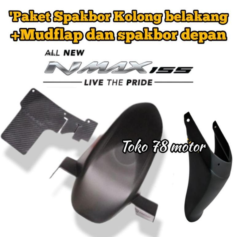 Paket Spakbor Depan dan spakbor belakang plus mudflap All new nmax 2022 2021 2020