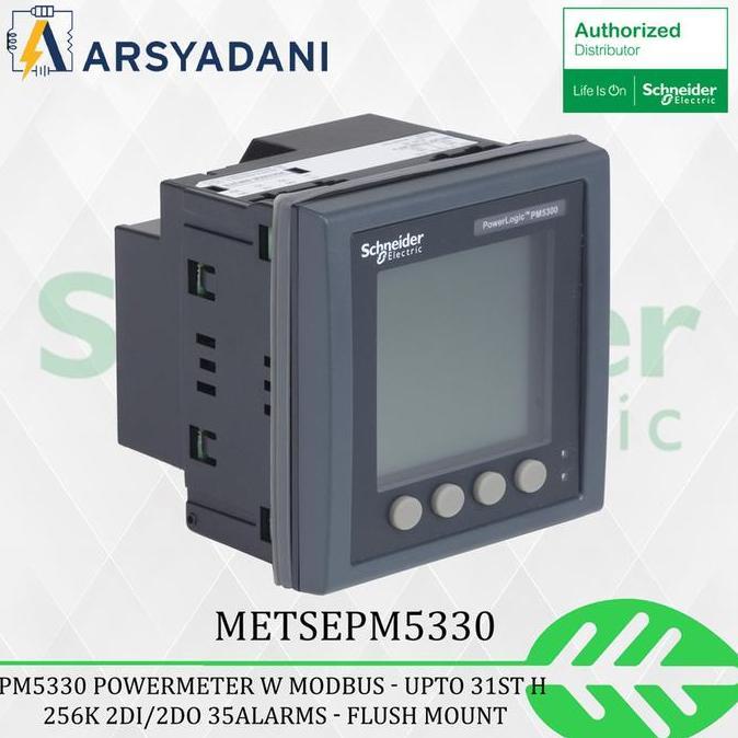 Promo SCHNEIDER - METSEPM5330 -  PM5330 powermeter w modbus power  20  amper power  smps Diskon